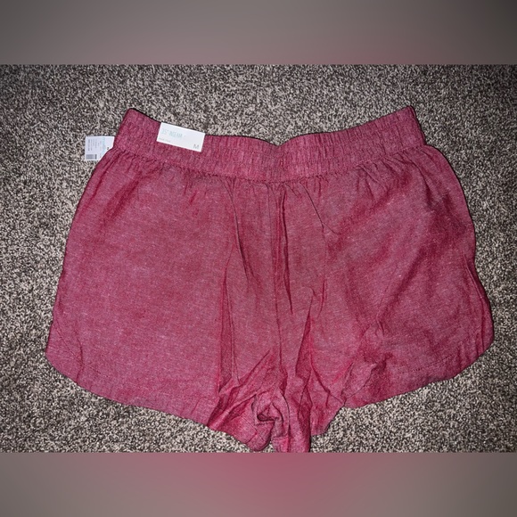 Maurices Red linen shorts - Picture 4 of 5
